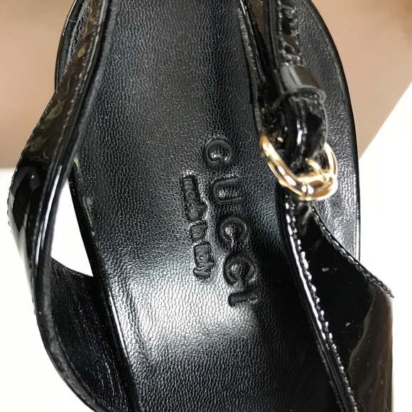 Gucci Patent Leather and Leopard Heel size 7 - Picture 3 of 6